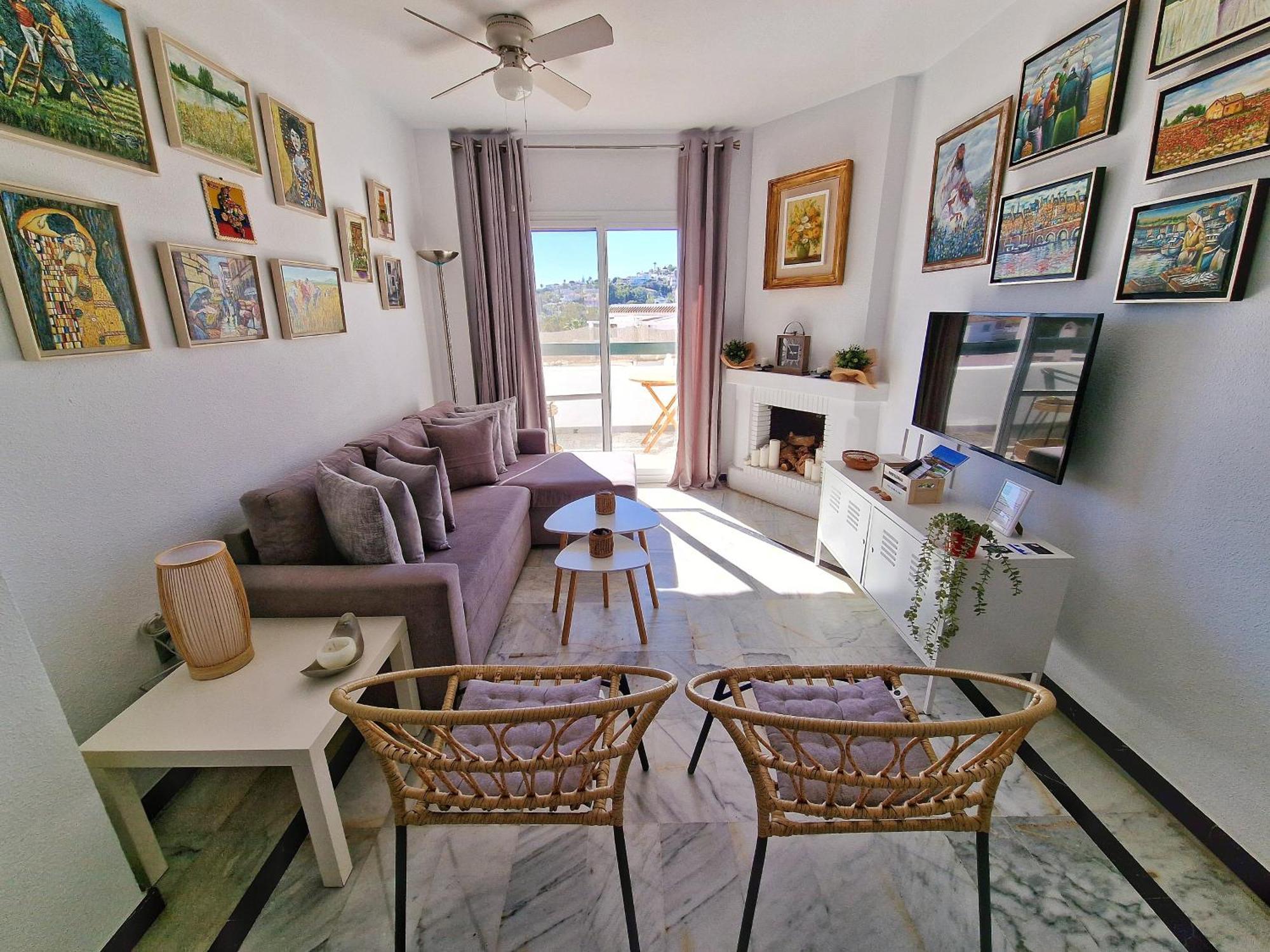 Hermoso Piso En La Cala De Mijas Con Vistas Al Mar Dış mekan fotoğraf